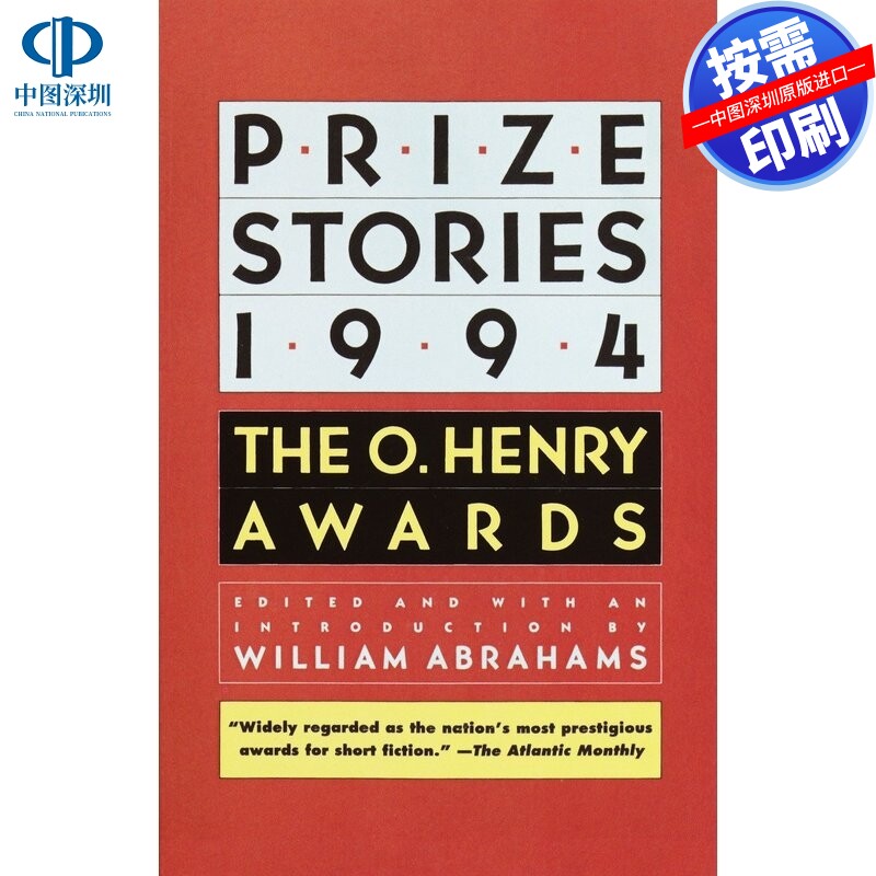 预售【按需印刷】英文原版 一份光荣的职业Prize Stories 1994原版进口书籍