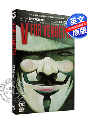 英文原版 DC漫画 V for Vendetta V字仇杀队 漫画 图文版小说故事书