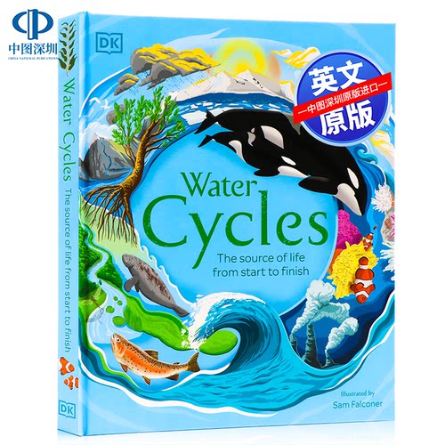 英文原版 DK少儿百科 水循环 Water Cycles 水知识百科图解科普指南 儿童中小学生课外英语读物