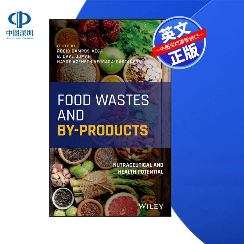 【预售 按需印刷】Wiley出版 食物废物和副产品：营养和保健潜力 Food Wastes and By-products  进口英文正版书籍