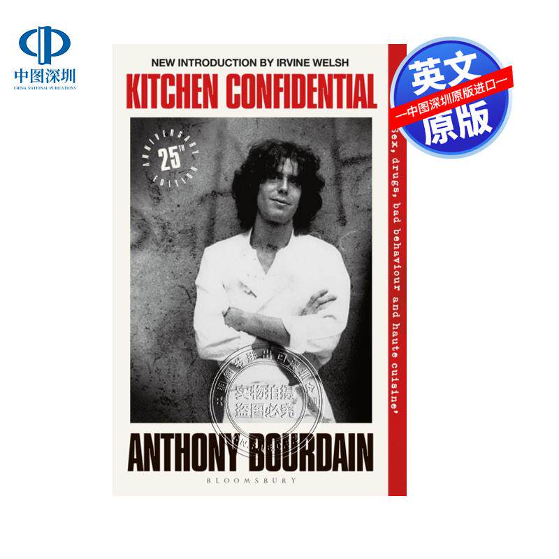 预售英文原版 Kitchen Confidential 厨房密事机密 安东尼.波登自传 25周年纪念版图片