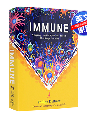 英文原版 人体免疫系统 科普读物 Immune A Journey into the Mysterious System Philipp Dettmer 进口正版书籍