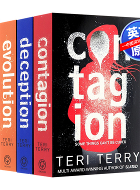 英文原版 暗物三部曲 暗黑物质3册套装小说 Dark Matter Trilogy Contagion, Deception, Evolution 反乌托邦作者Teri Terry