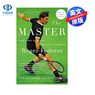 英文原版 大师 罗杰·费德勒精彩的职业生涯比赛传记小说 网球天王大满贯得主 The Master Roger Federer 纽约时报畅销传记
