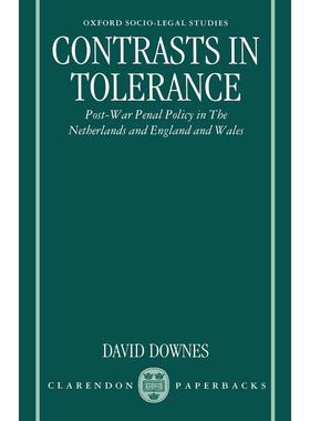 预售【按需印刷】英文原版 Contrasts in Tolerance宽容的对比 牛津大学出版 原版进口正版书籍