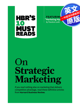 英文原版 HBR 关于战略营销的十篇文章 Hbr's 10 Must Reads on Strategic Marketing  哈佛商业评论 进口正版书籍