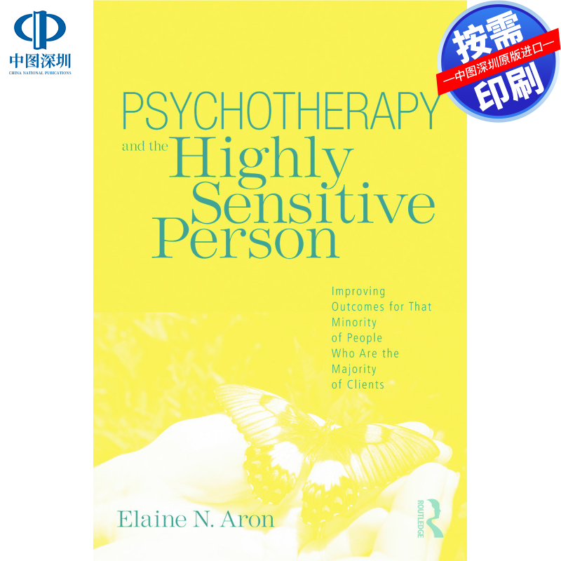 预售【按需印刷】英文原版 心理治疗与高度敏感的人 Psychotherapy and the Highly Sensitive Person 原装进口正版书籍
