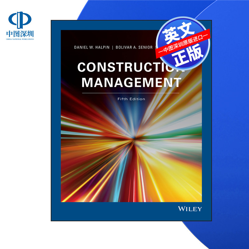 【预售 按需印刷】Wiley出版 施工管理 Construction Management  进口英文正版书籍