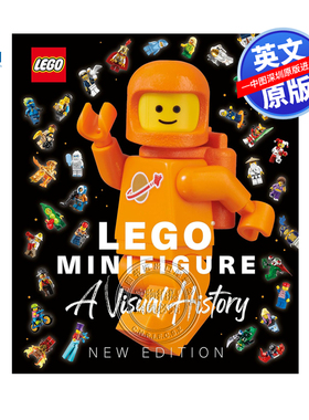 预售英文原版 DK 乐高®迷你人偶视觉历史新版本 不含人偶 LEGO® Minifigure A Visual History New Edition科普读物