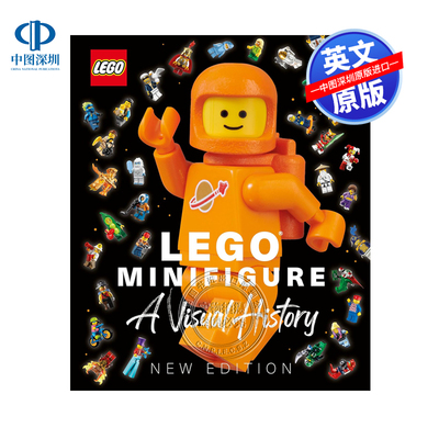 预售英文原版 DK 乐高®迷你人偶视觉历史新版本 不含人偶 LEGO® Minifigure A Visual History New Edition科普读物