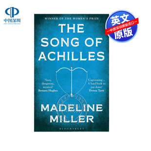 预售英文原版 阿喀琉斯之歌 阿基里斯之歌 The Song of Achilles 英国柑橘文学奖小说 外语经典读物