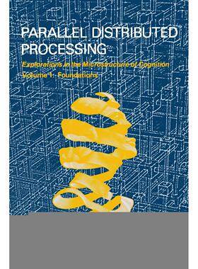 【预售 按需印刷】英文原版《并行分布式处理（第一卷）》Parallel Distributed Processing  Volume 1 原装进口正版书籍