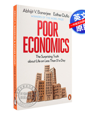 预售英文原版 Poor Economics 贫穷的本质 社会理论发展经济学 社会科学 诺贝尔经济学奖获得者班纳吉和迪弗洛作品
