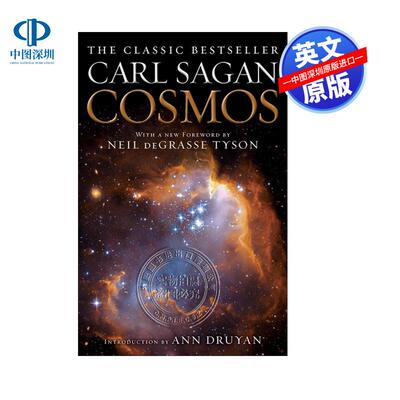 预售英文原版 Cosmos 宇宙 卡尔·萨根 Carl Sagan 经典科普畅销书籍 同名传奇纪录片 进口 正版书
