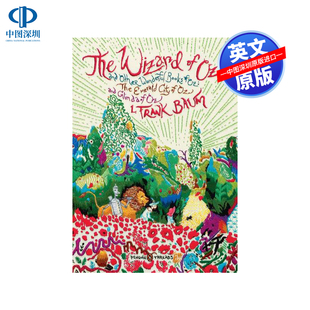 企鹅毛边书豪华版 The 英文原版 刺绣封面 Frank 儿童青少年英语读物 现货 世界经典 绿野仙踪 Wizard 文学名著小说 Baum