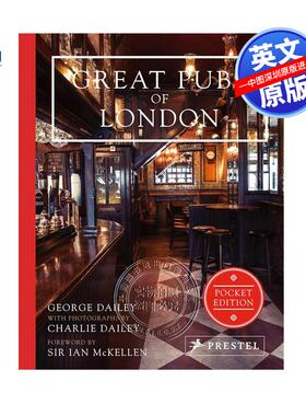 英文原版 伦敦大酒吧 袖珍版 精装 Great Pubs of London 餐饮饮酒旅行指南