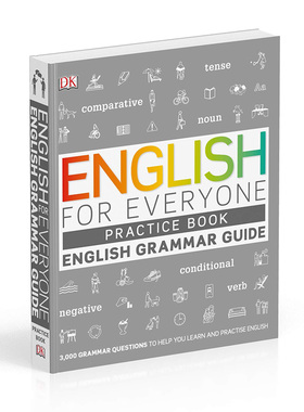 预售英文原版 人人学英语语法练习册DK-English for Everyone English Grammar Guide Practice Book英语自学课本教材雅思托福用书