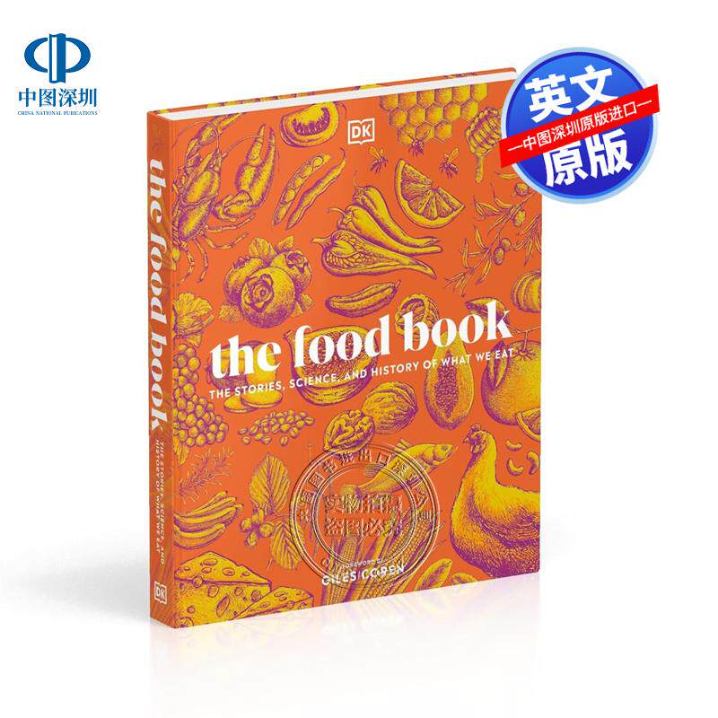英文原版 DK 食物百科 我们所吃之物的故事 坚果谷物水果蔬菜食物起源历史 The Food Book 精装科普读物
