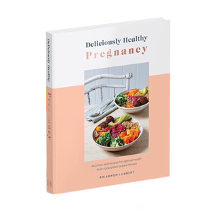 英文原版 DK 怀孕期的健康美食 80多种健康营养的怀孕食谱指南 精装科普百科 Deliciously Healthy Pregnancy Rhiannon
