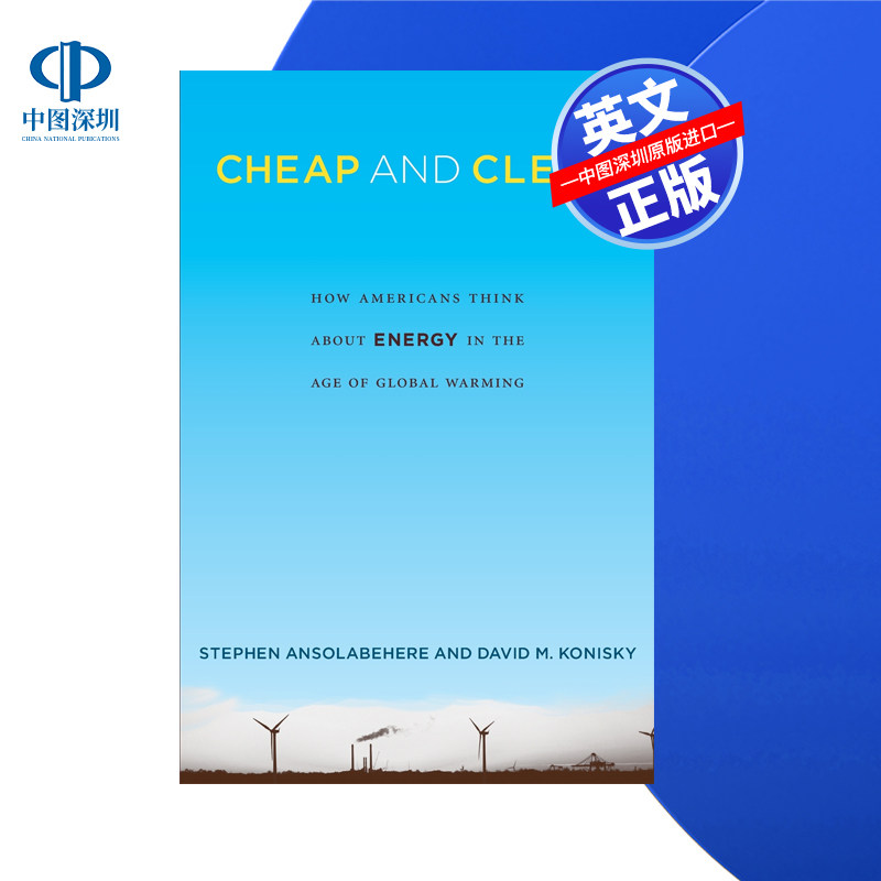 【预售 按需印刷】廉价和清洁:美国人如何看待全球变暖时代的能源 Cheap and Clean 进口英文正版书籍