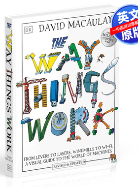现货英文原版 DK百科全书 事物的运作方式 The Way Things Work 机器世界的指南 了解机器的基本原理和发展 David Macaulay