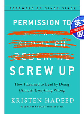 英文原版 允许搞砸：我是如何学会领导的 精装 Permission to Screw Up 企业管理 成功励志传记 不怕犯错，通过实际行动来领导