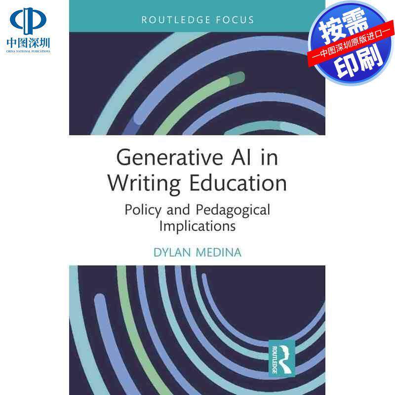 预售【按需印刷】英文原版 写作教育中的生成式AI Generative AI in Writing Education 原装进口正版书籍