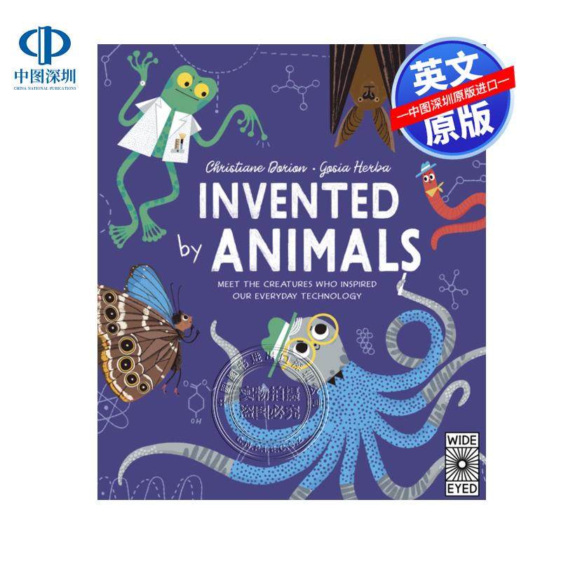 预售英文原版 动物发明家 Invented by Animals 儿童英语故事绘本 科学创意发明