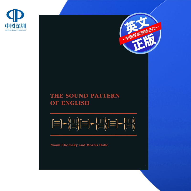 【预售 按需印刷】英语语音模式 The Sound Pattern of English 诺姆·乔姆斯基 Noam Chomsky 进口英文正版书籍 书籍/杂志/报纸 进口教材/考试类/工具书类原版书 原图主图