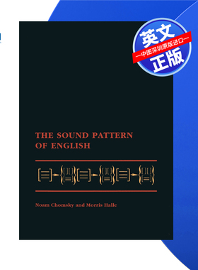 【预售 按需印刷】英语语音模式 The Sound Pattern of English 诺姆·乔姆斯基 Noam Chomsky 进口英文正版书籍