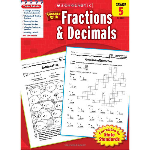 分数与小数进口数学练习册