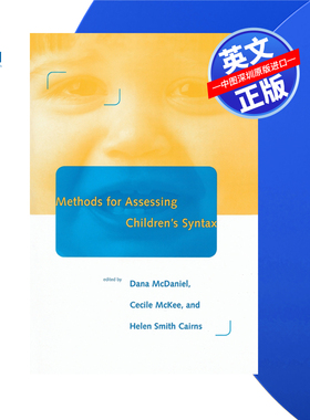 【预售 按需印刷】评估儿童语法的方法 Methods for Assessing Children's Syntax 进口英文正版书籍