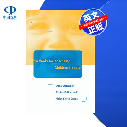 【预售 按需印刷】评估儿童语法的方法 Methods for Assessing Children's Syntax 进口英文正版书籍
