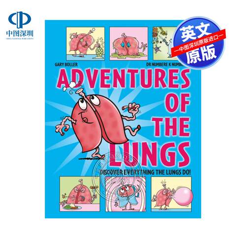 预售英文原版 Adventures of the Lungs 肺部奇遇记 Numbere K. Numbere 自然科普 精装 英版
