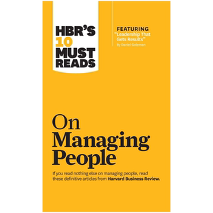 英文原版 哈佛商业评论 关于管理人员的 10 篇文章 Hbr's 10 Must Reads on Managing People 进口正版书籍