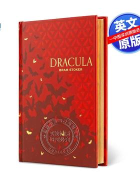 预售英文原版 德古拉 精装豪华刷金边版小说 Dracula (Signature Gilded Classics) 布莱姆·斯托克 吸血鬼小说鼻祖