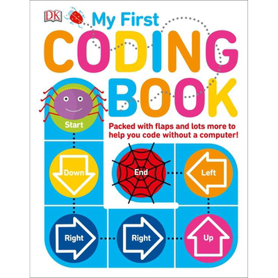 英文原版 我的第一本编程书 My First Coding Book 儿童编程指南 Key Stage 1级别 进口正版书籍
