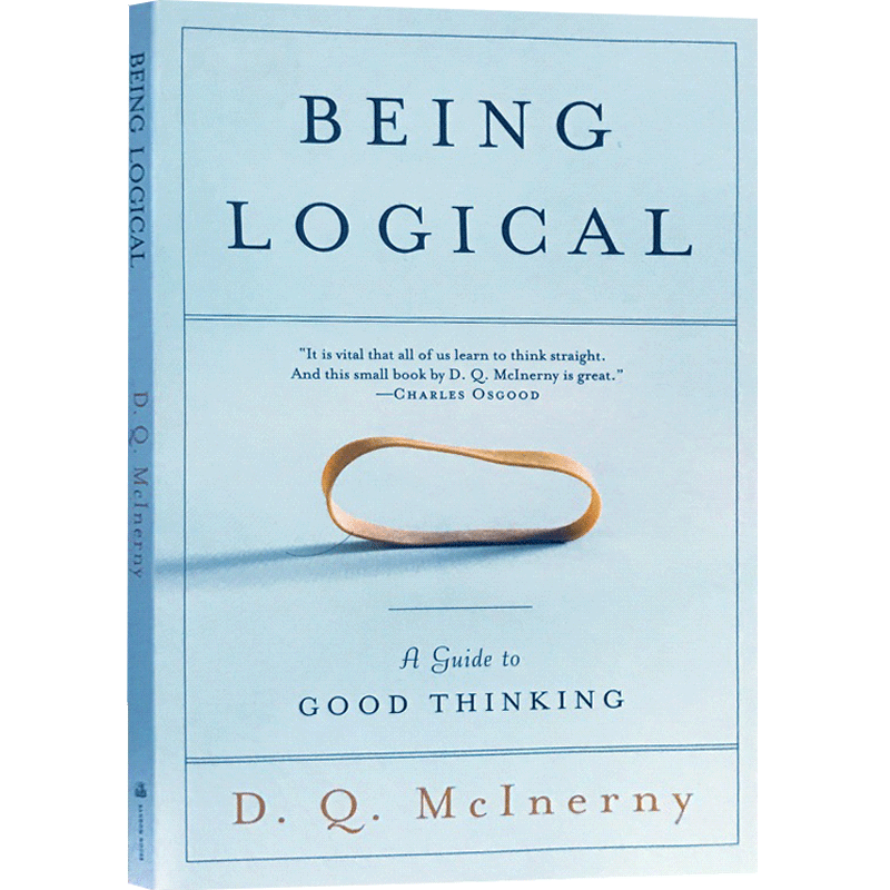 英文原版 简单的逻辑学 Being Logical: A Guide to Good Thinking 逻辑学 思维指南 进口哲学书 科普入门书 自我提升 正版