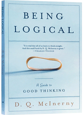英文原版 简单的逻辑学 Being Logical: A Guide to Good Thinking 逻辑学 思维指南 进口哲学书 科普入门书 自我提升 正版