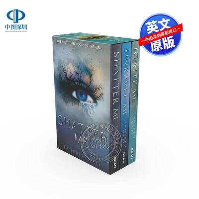 预售英文原版 Shatter Me系列3册套装 奇幻浪漫爱情流行小说 打破 解开我Unravel Me Ignite Me 纽约时报畅销书作家Tahereh Mafi