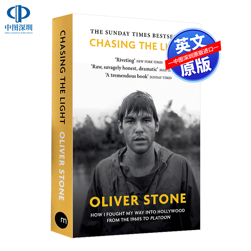 英文原版 chasing the light 追逐光明 奥斯卡获奖导演奥利弗·斯通