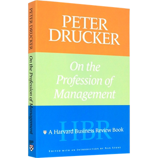 英文原版 哈佛商业评论 彼得·德鲁克谈管理专业 Peter Drucker on the Profession of Management 进口正版