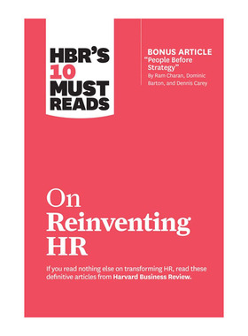 英文原版 哈佛商业评论指南 关于重塑人力资源十篇需读读物 HBR's 10 Must Reads on Reinventing HR 自我提升读物