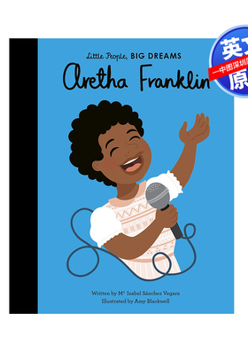 英文原版 Aretha Franklin 小人物大梦想 艾瑞莎·富兰克林 英文版 进口英语原版书籍