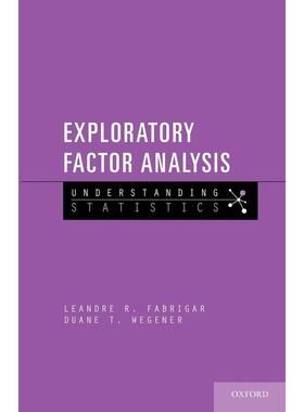 预售【按需印刷】英文原版 Exploratory Factor Analysis 探索性因子分析 牛津大学出版 原版进口正版书籍