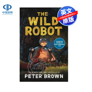 凯迪克奖作品 Brown 电影封面版 Robot青少年儿童Peter Wild The 梦工厂动画电影周边书 荒野 小说 荒岛机器人卷1 英文原版