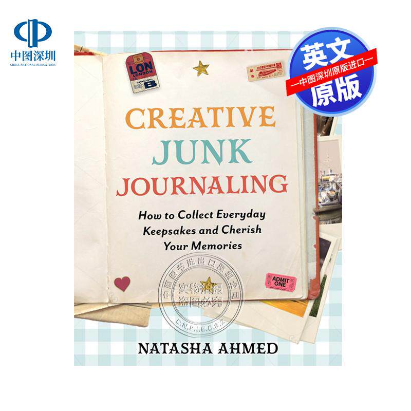 预售英文原版 创意垃圾日记 Creative Junk Journaling