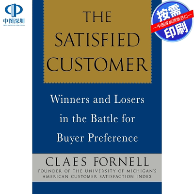 预售 按需印刷 英文原版 满意的客户 SATISFIED CUSTOMER 进口书籍正版