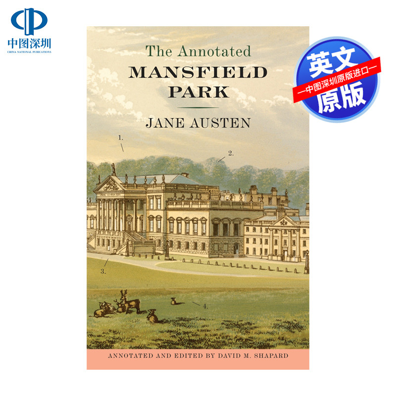 英文原版 注释的曼斯菲尔德庄园 世界经典文学名著读物小说 The Annotated Mansfield Park 简奥斯丁 Jane Austen