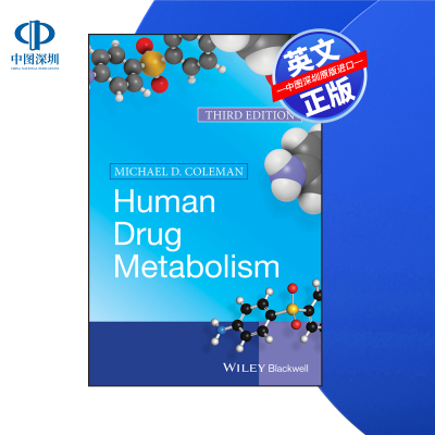 【预售 按需印刷】Wiley出版 人体药物代谢 Human Drug Metabolism 进口英文正版书籍